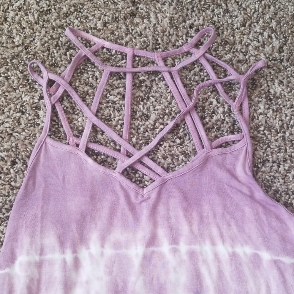 AEO soft & sexy strappy tie dye tank - Picture 2 of 4